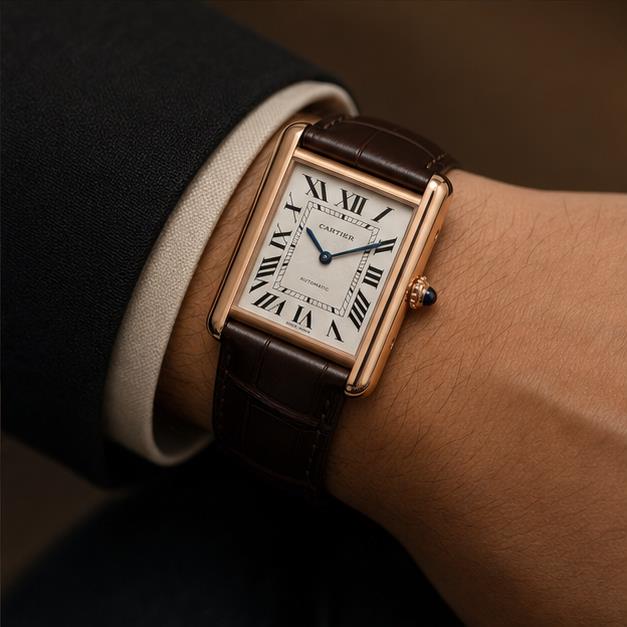 Cartier Tank Louis Cartier Large Automatic — Rose Gold - Image 4